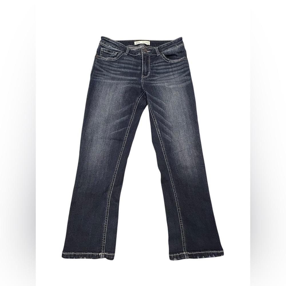 BKE Stella Women’s Mid Rise Slim Fit Stretch Dark Blue Jeans Size 29